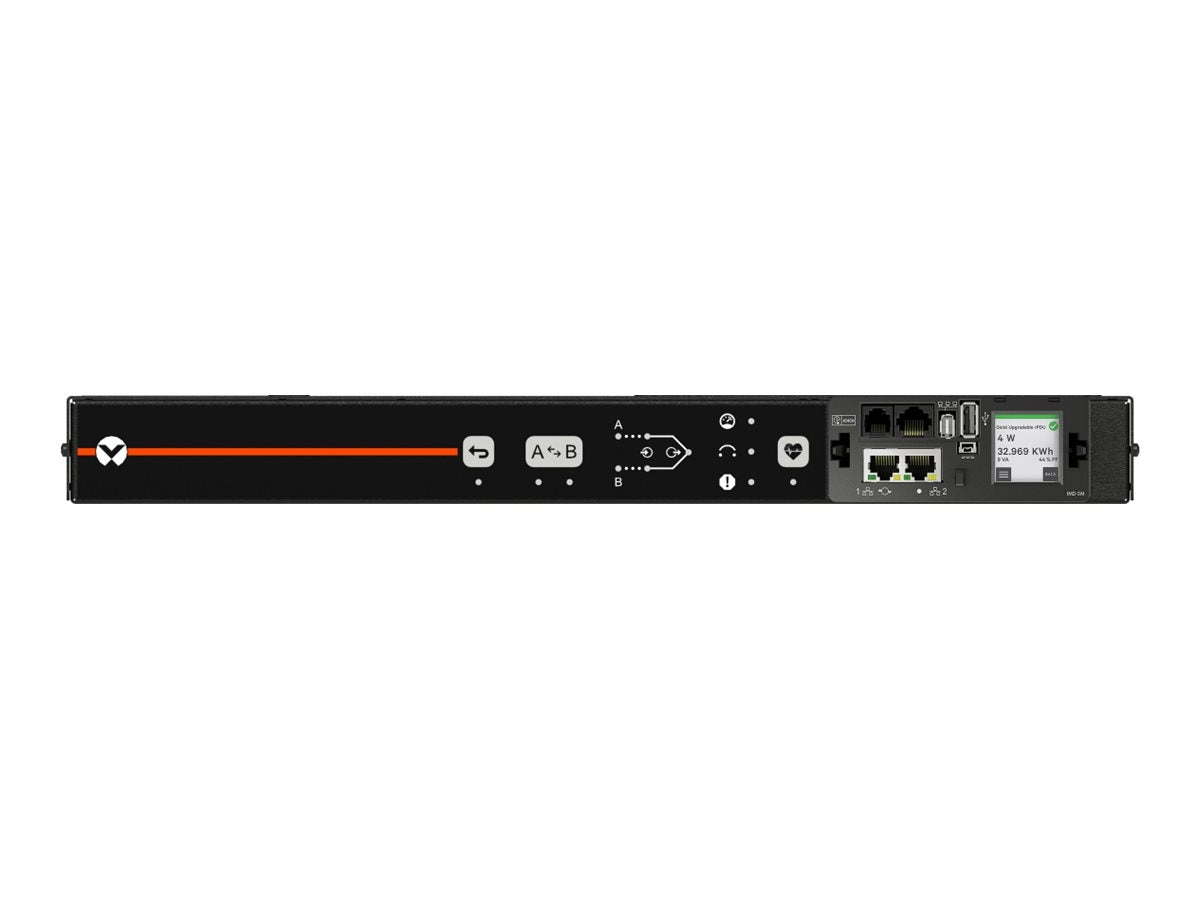 Geist Rack Transfer Switch Monitored Outlet Level AUR5M1R5-06CF17-2C20C20A900-D - Power distribution unit (rack-mountable) - VA6U21A0