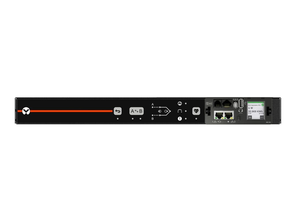 Geist Rack Transfer Switch Switched United Level Monitoring ANS5M1R5-06S203-2TL5TL5A011-D - Power distribution unit (rack-mountable) VA5N21A1
