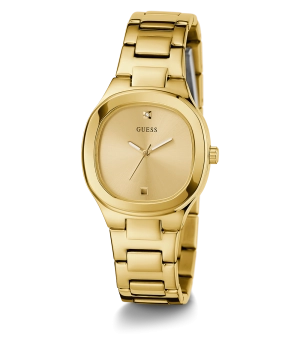 GUESS Ladies Gold Tone Analog Watch