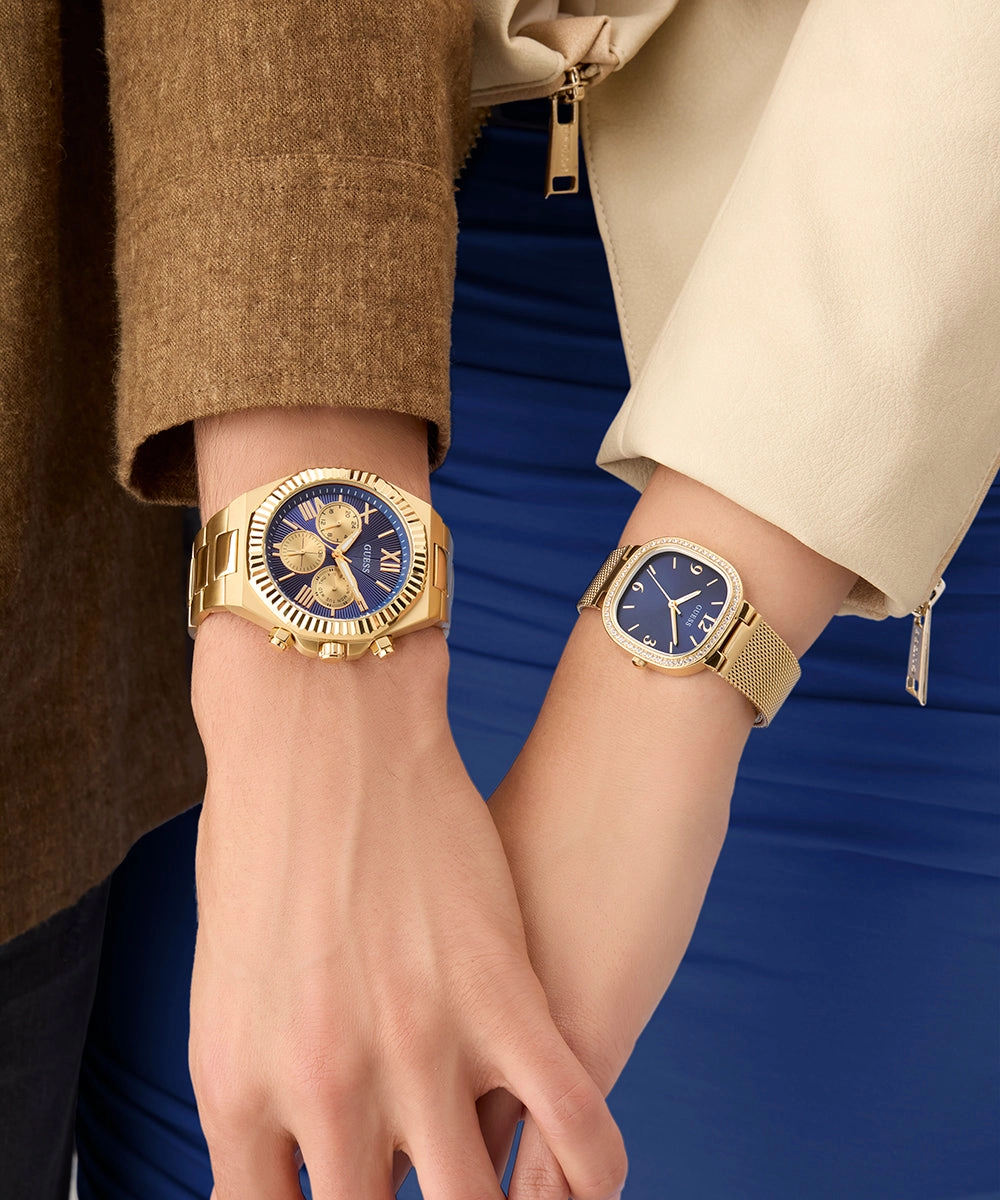 GUESS Ladies Gold Tone Analog Watch