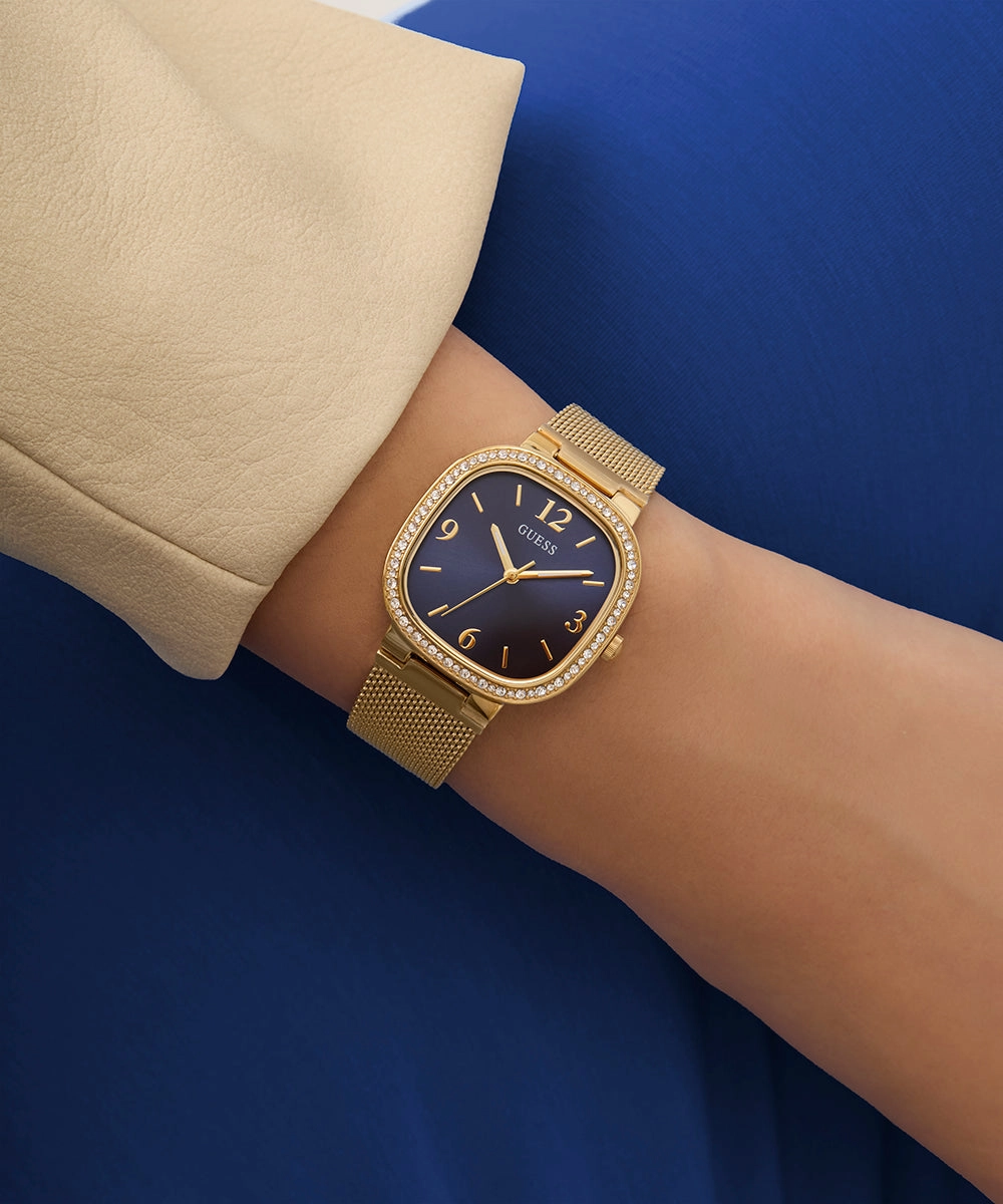 GUESS Ladies Gold Tone Analog Watch