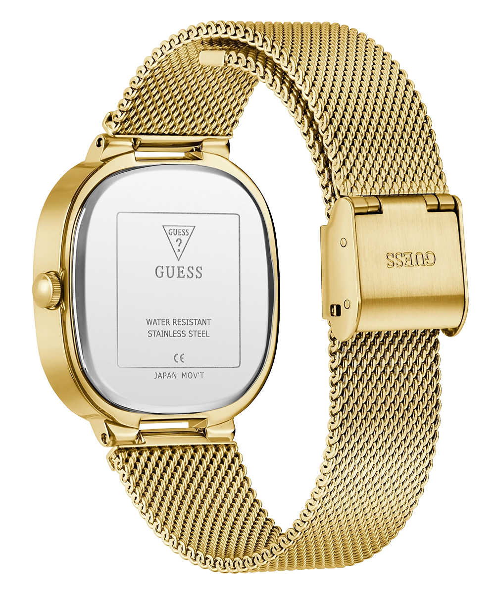 GUESS Ladies Gold Tone Analog Watch