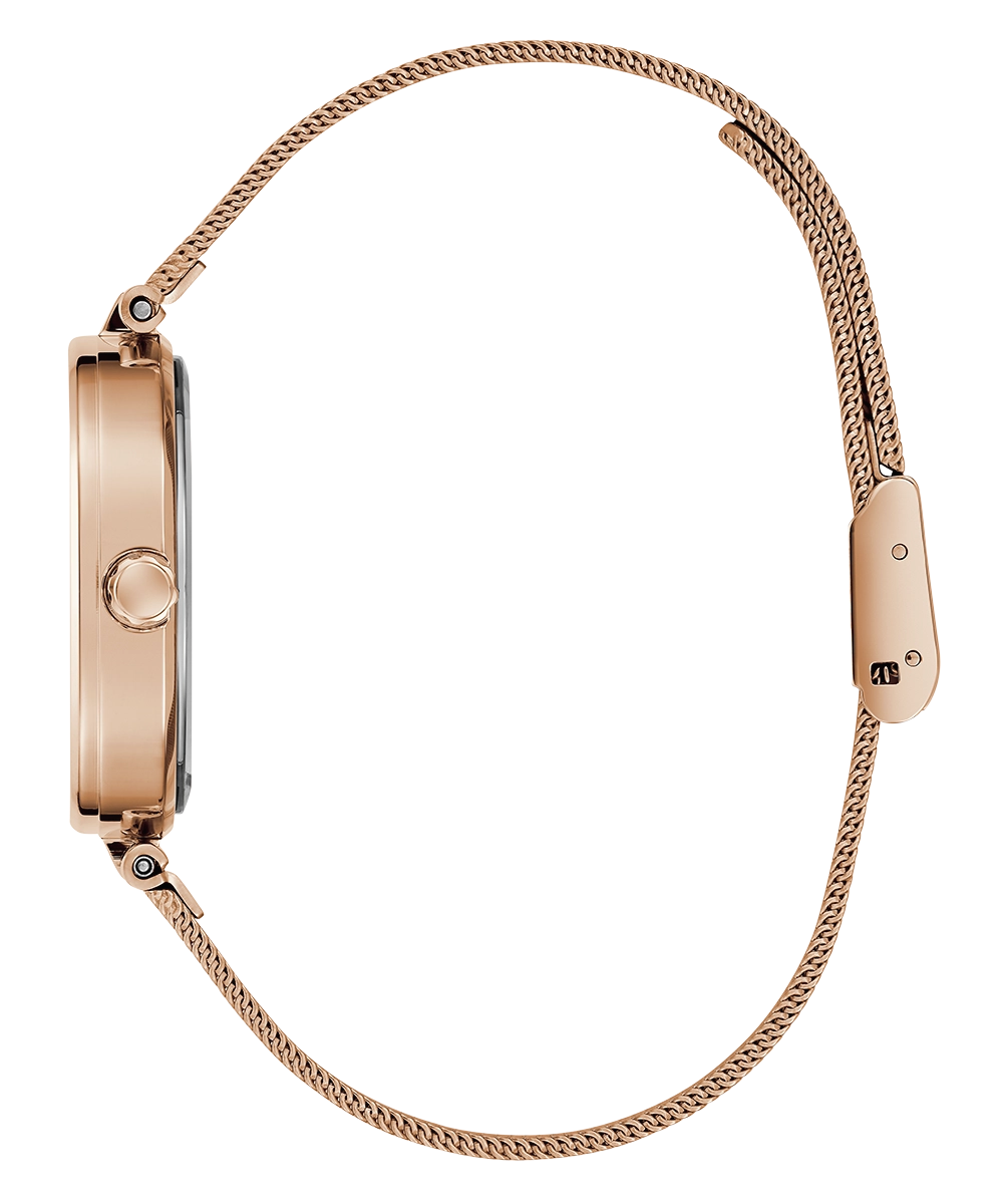 GUESS Ladies Rose Gold Tone Analog Watch