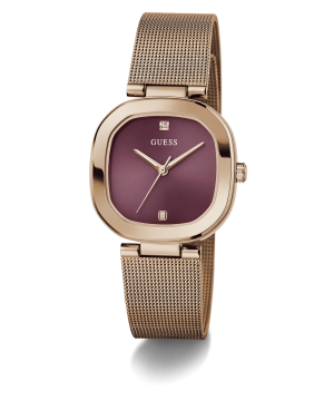 GUESS Ladies Rose Gold Tone Analog Watch