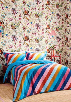 Harlequin x Sophie Robinson Sherbet Stripe Duvet Cover Set