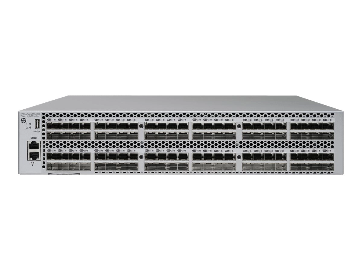 HPE StoreFabric SN6500B Power Pack  - Switch - managed - 96 x 16Gb Fibre Channel SFP  - rack-mountable - remarketed - HPE Complete C8R42AR#ABA