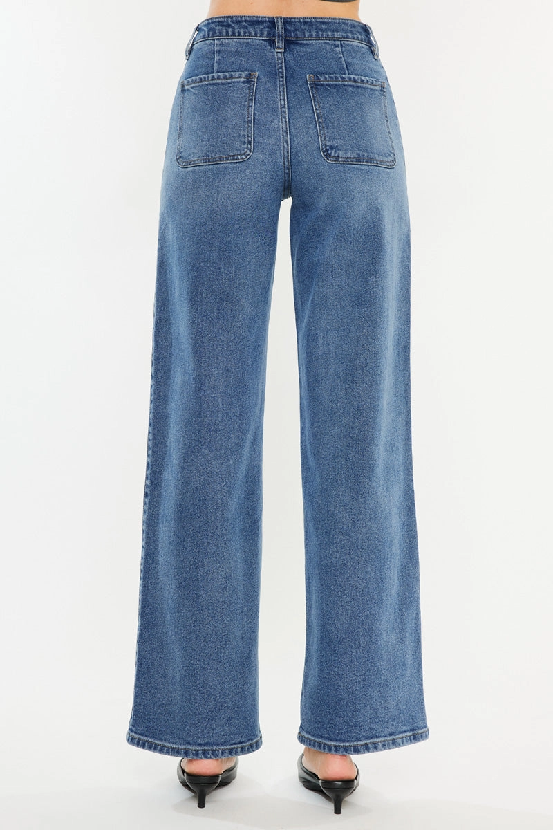 Kenya High Rise Wide Leg Flare
