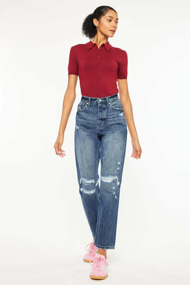 Kiara Ultra High Rise 90's Boyfriend Jeans