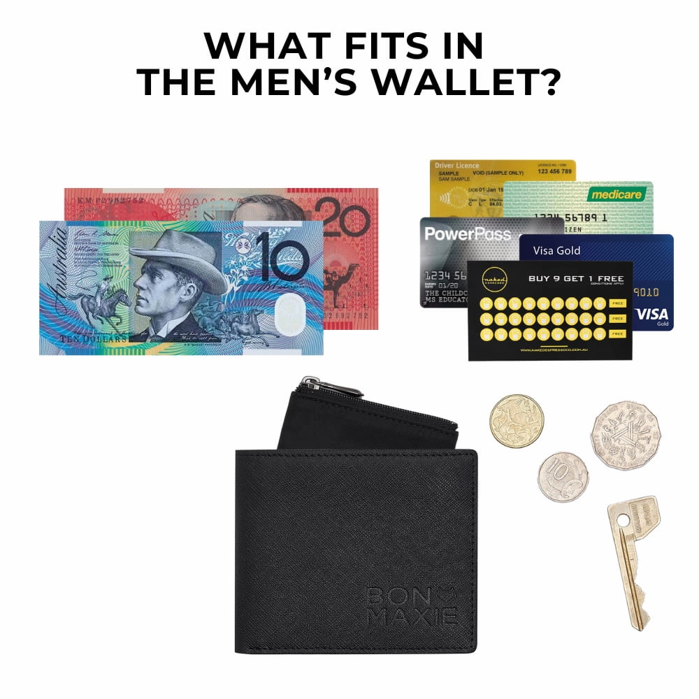 Leather Game Changer Men's Wallet -- Navy
