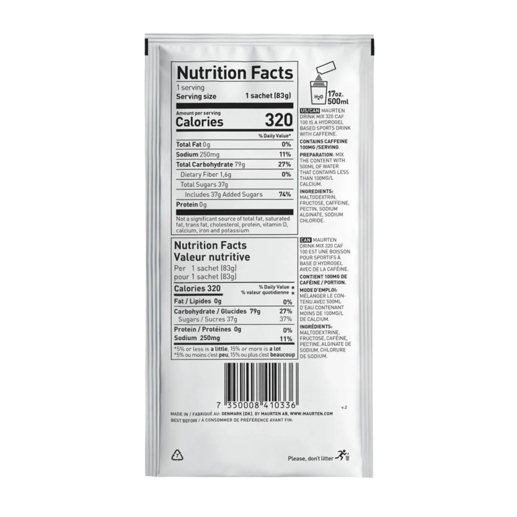 Maurten Drink Mix 320 Caf 100