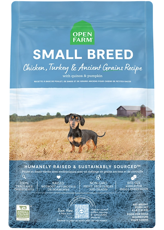 Open Farm Ancient Grains Small Breed Chicken and Turkey Recipe Dog Food