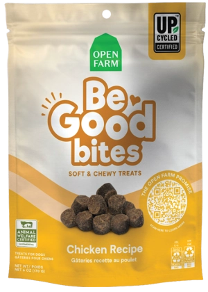 Open Farm Be Good Bites Chicken Dog Treats