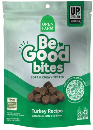 Open Farm Be Good Bites Turkey Dog Treats