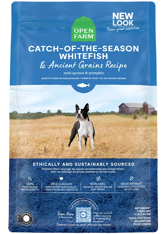 Open Farm Catch of the Season Whitefish & Ancient Grains Dry Dog Food