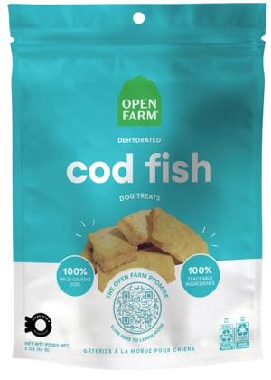 Open Farm Dehydrated Grain Free Cod Gish Dog Treats