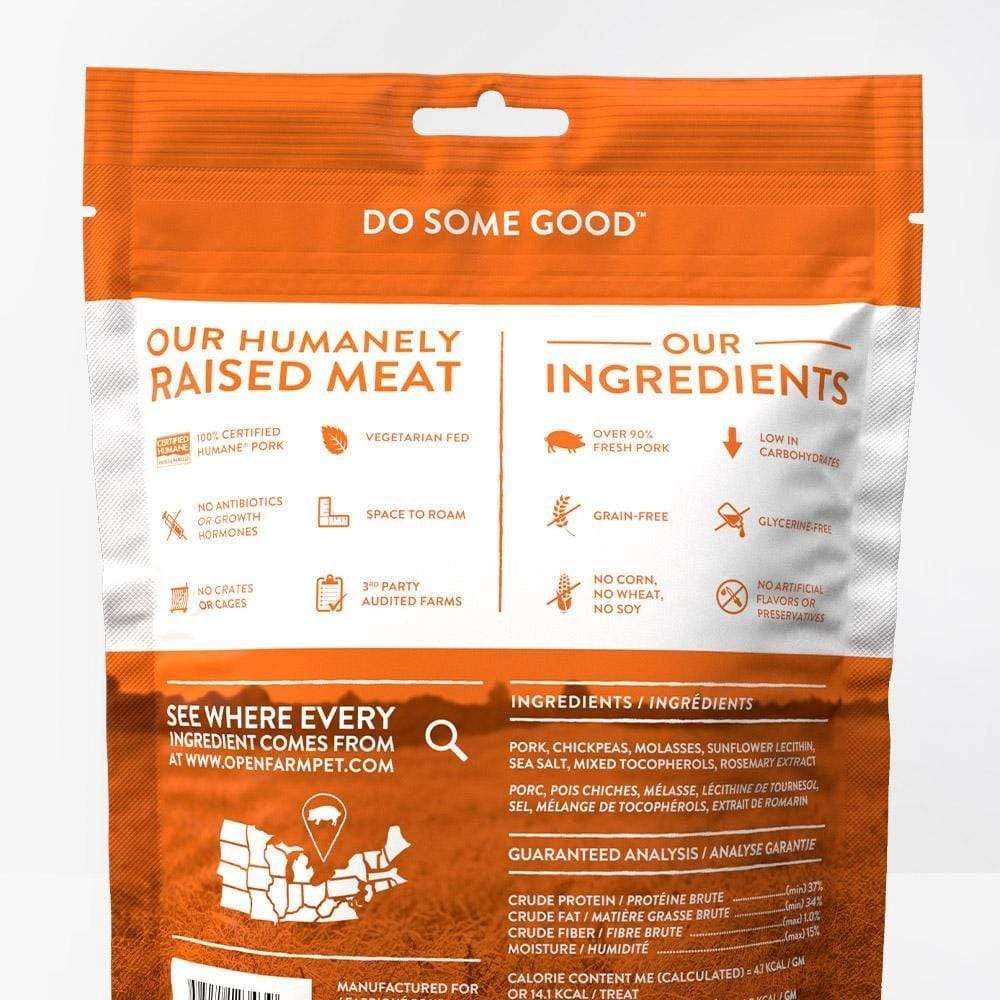 Open Farm Dehydrated Grain Free Pork Dog Treats