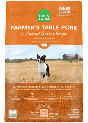 Open Farm Farmer's Table Pork & Ancient Grains Dry Dog Food