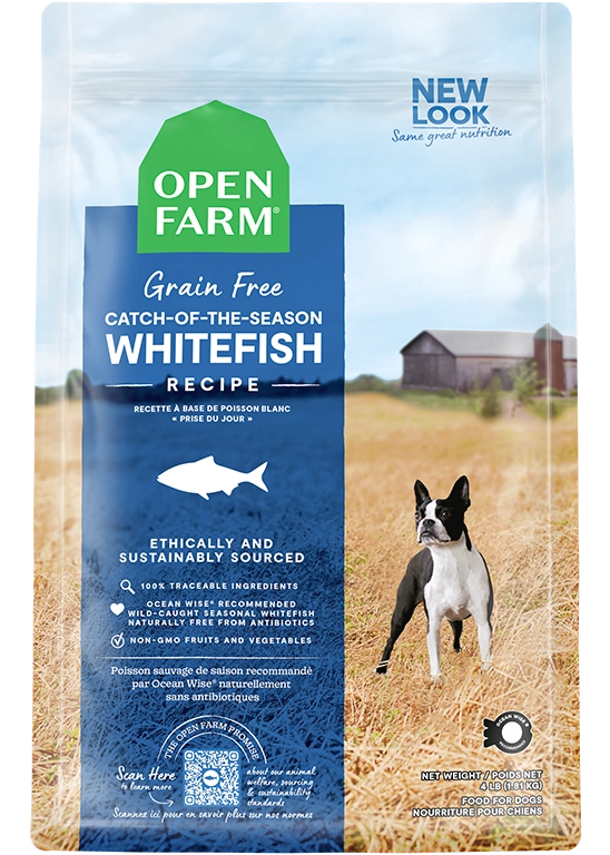 Open Farm Grain Free Catch of the Season Whitefish and Green Lentil Recipe Dry Dog Food
