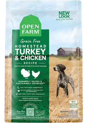 Open Farm Grain Free Homestead Turkey & Chicken Recipe Dry Dog Food