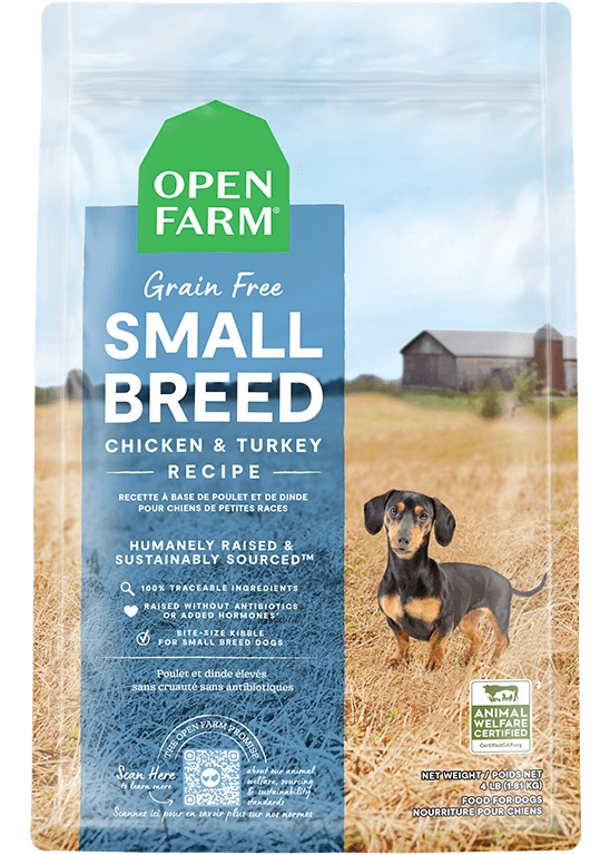 Open Farm Grain-Free Small Breed Chicken and Turkey Recipe Dog Food