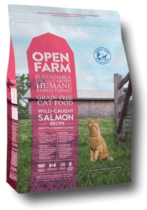 Open Farm Grain Free Wild Caught Salmon Recipe Dry Cat Food