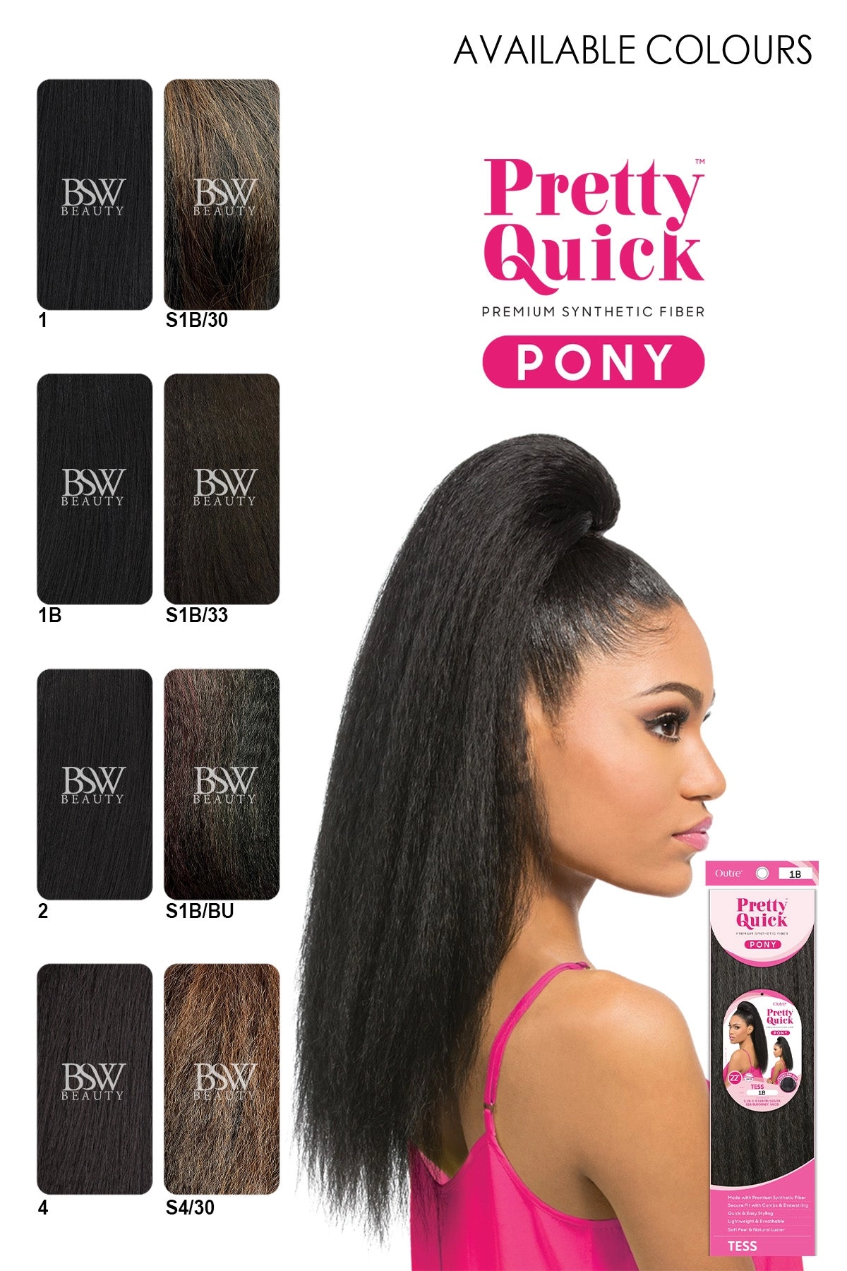 OUTRE PRETTY QUICK PONYTAIL - TESS