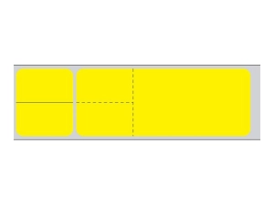 PDC Healthcare - Paper - permanent adhesive - yellow - 104.8 x 30.2 mm 8600 label(s) (2 roll(s) x 4300) labels TD-SQ4Y
