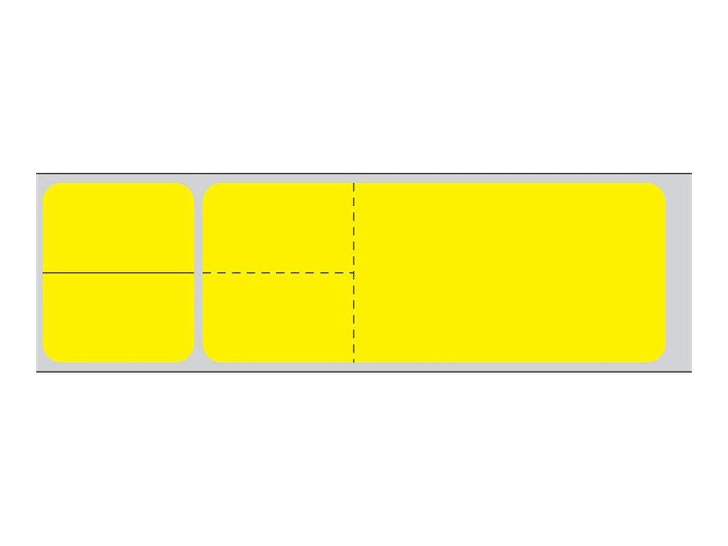 PDC Healthcare - Paper - permanent adhesive - yellow - 104.8 x 30.2 mm 8600 label(s) (2 roll(s) x 4300) labels TD-SQ4Y