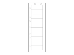 PDC Healthcare - Paper - white - 2 in x 1 in 1000 label(s) (4 sheet(s) x 250) labels TM-ADMIT-10