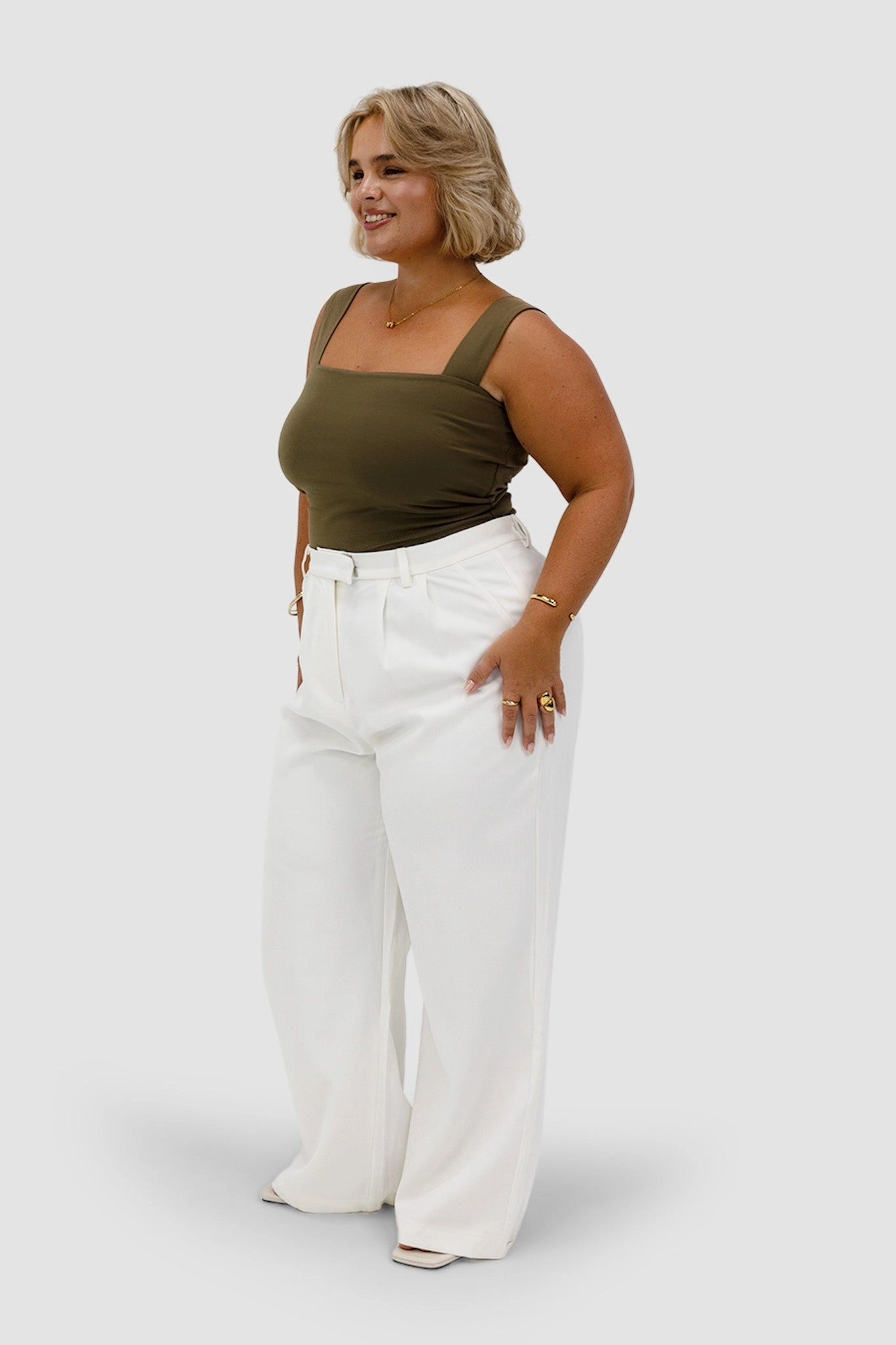 QUINN TOP OLIVE