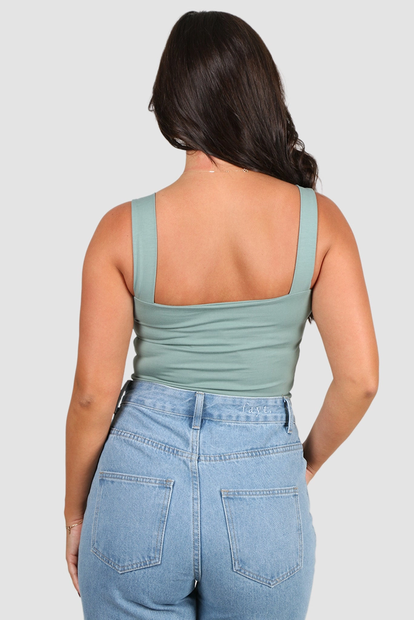 QUINN TOP SOFT GREEN