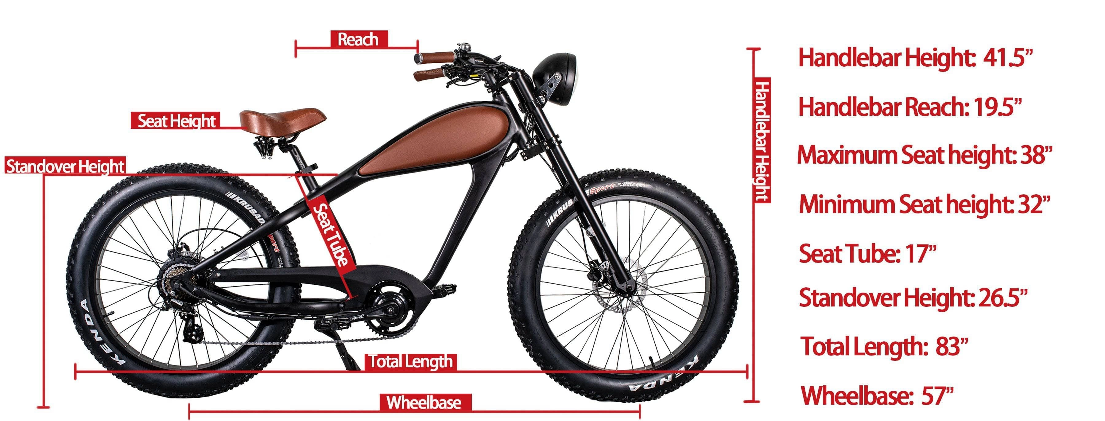 Revibikes Cheetah 48V 750W Cafe Racer