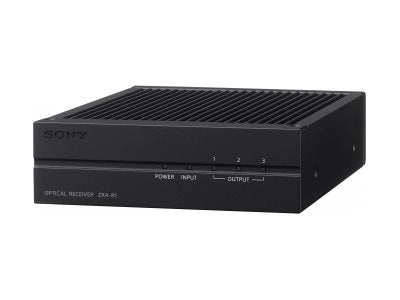 Sony ZRA-R1 - Receiver - fiber optic - SFP  / RJ-45 - up to 984 ft - for Sony ZRD-B12A, ZRD-B15A, ZRD-BH12D, ZRD-BH15D, ZRD-C12A, ZRAR1