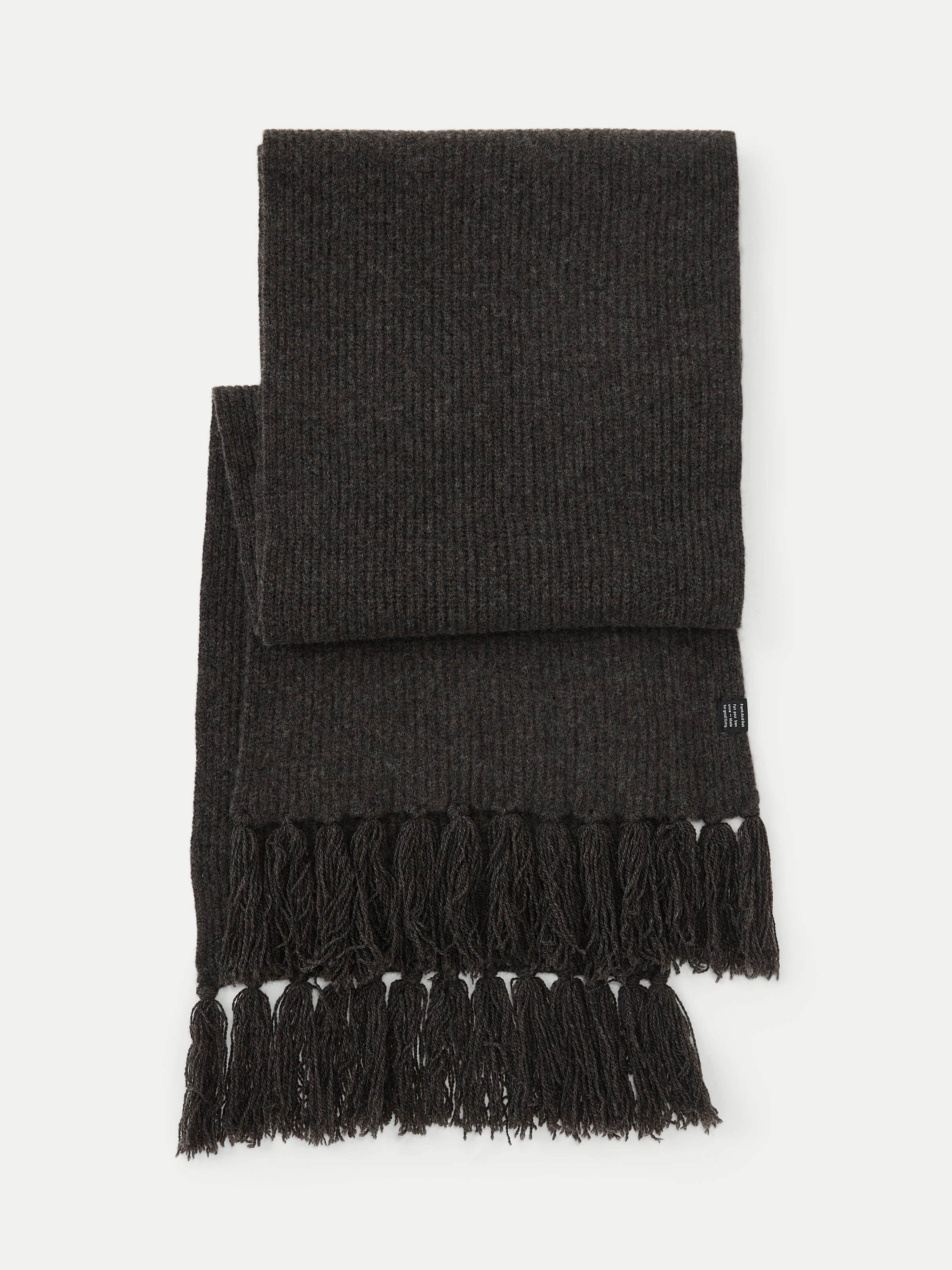 The Yak Wool Scarf in Charcoal