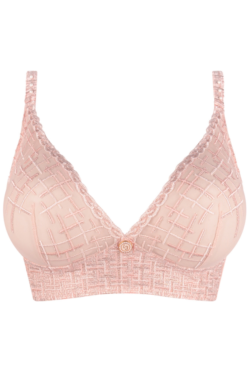 Tweegy Embroidered Wireless Bralette