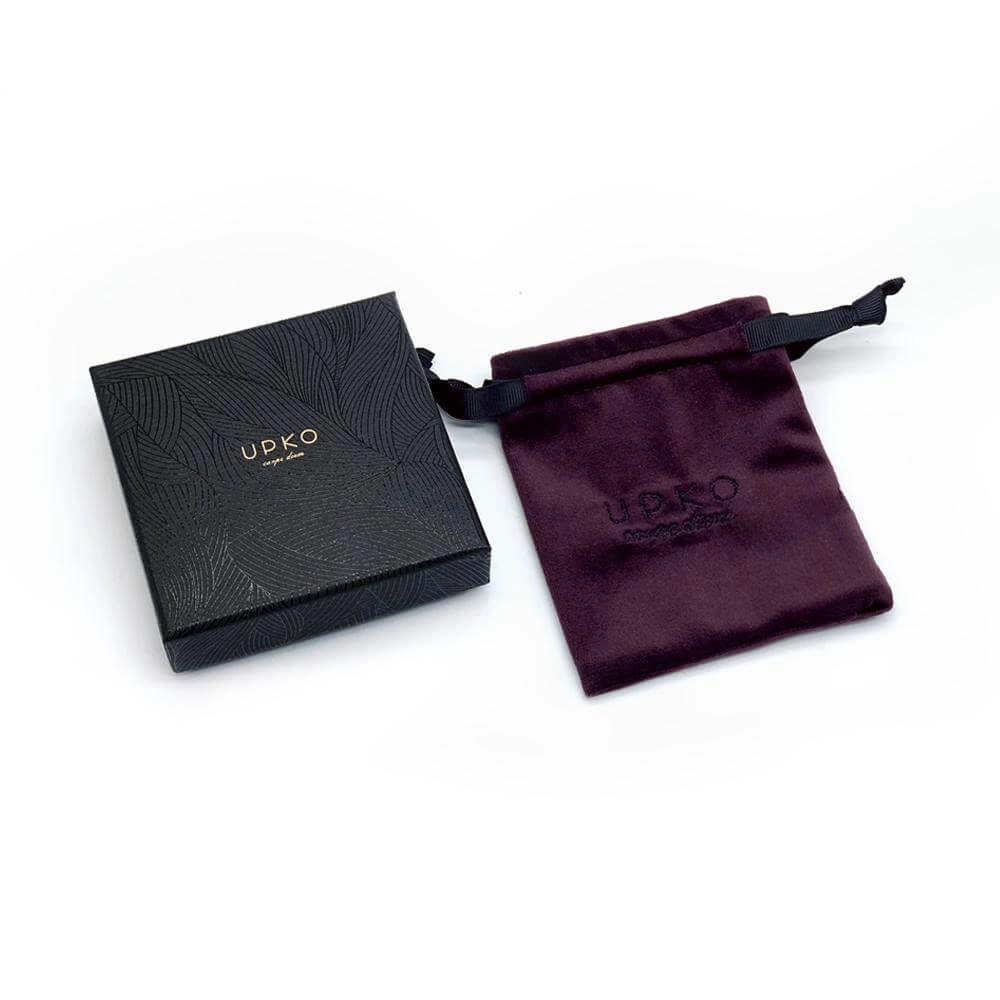 UPKO Luxury Italian Leather Thin Choker - Black