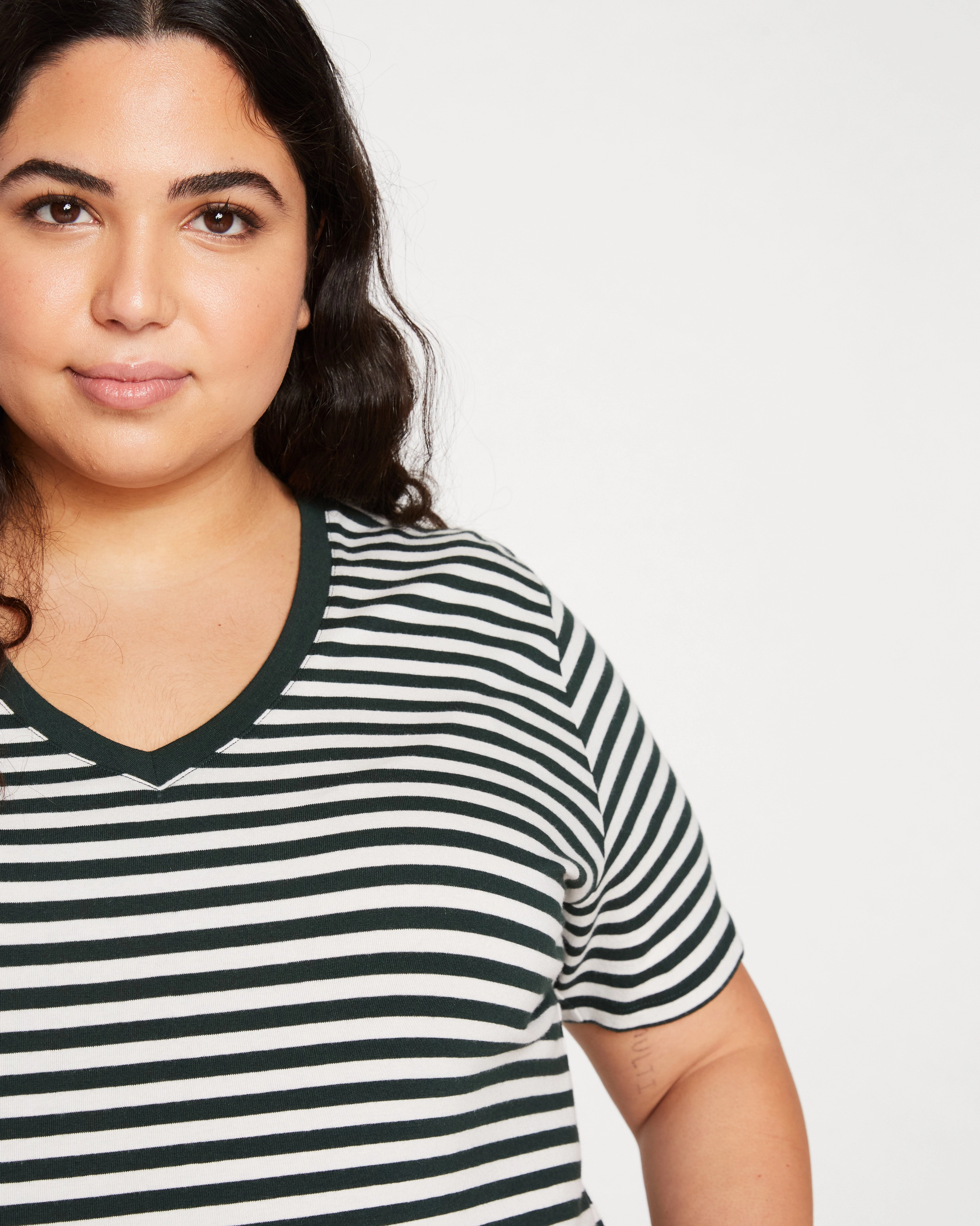 V Rex - Forest Green/Bone Stripe
