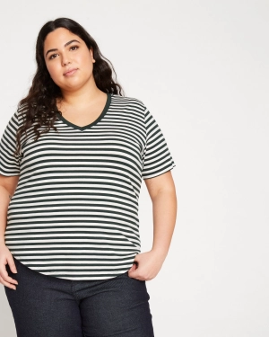 V Rex - Forest Green/Bone Stripe