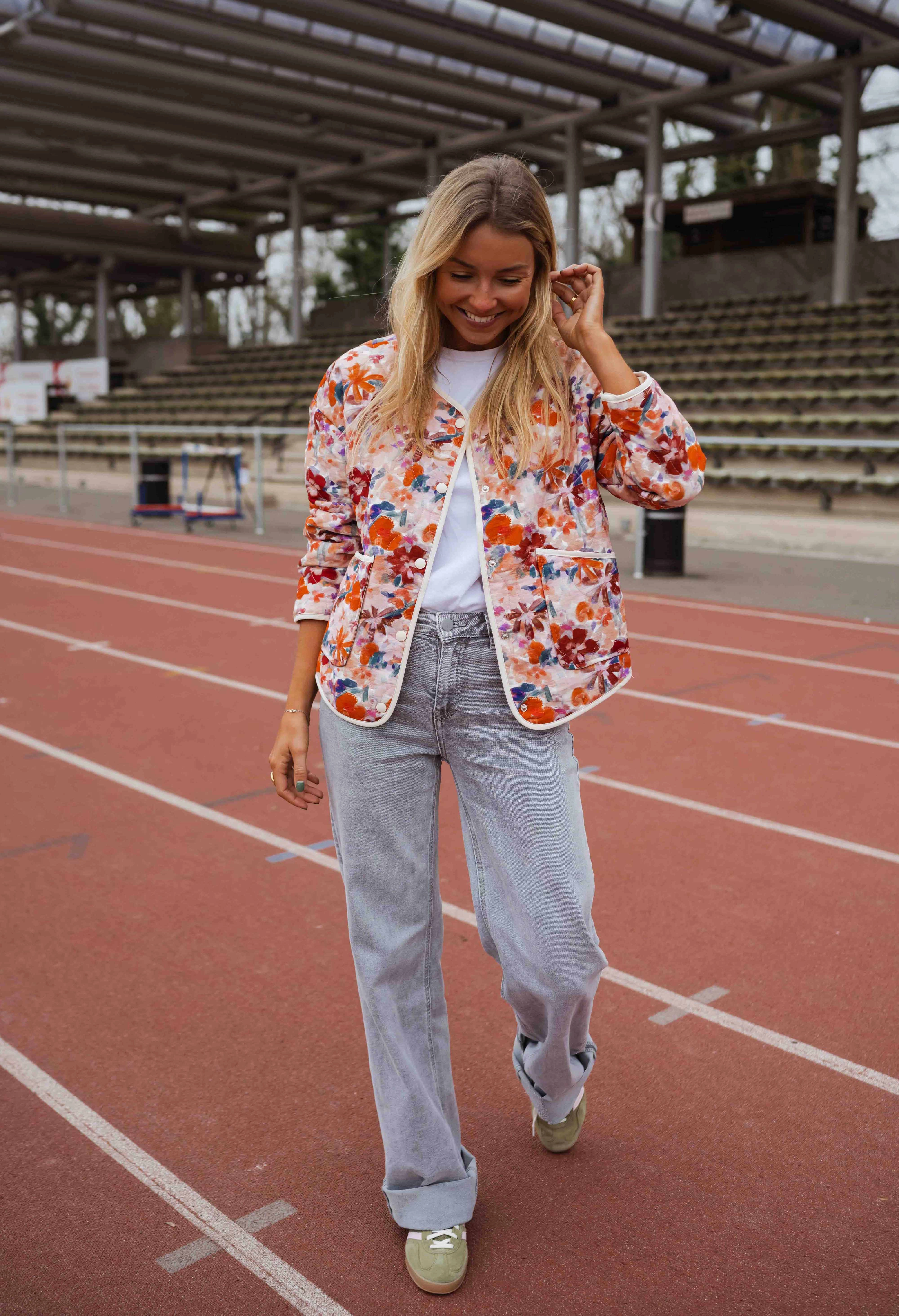 Veste Julie - à fleurs