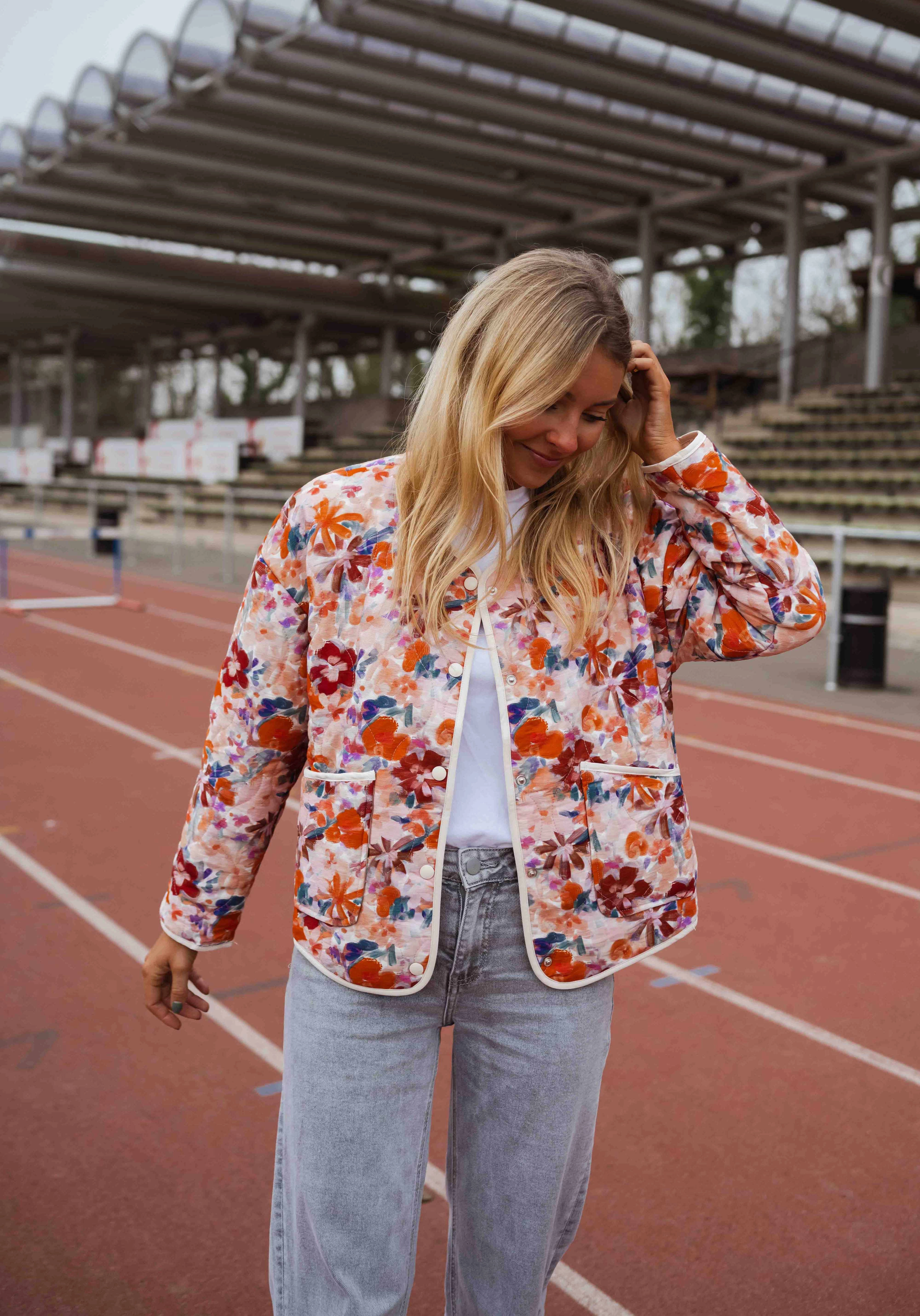 Veste Julie - à fleurs