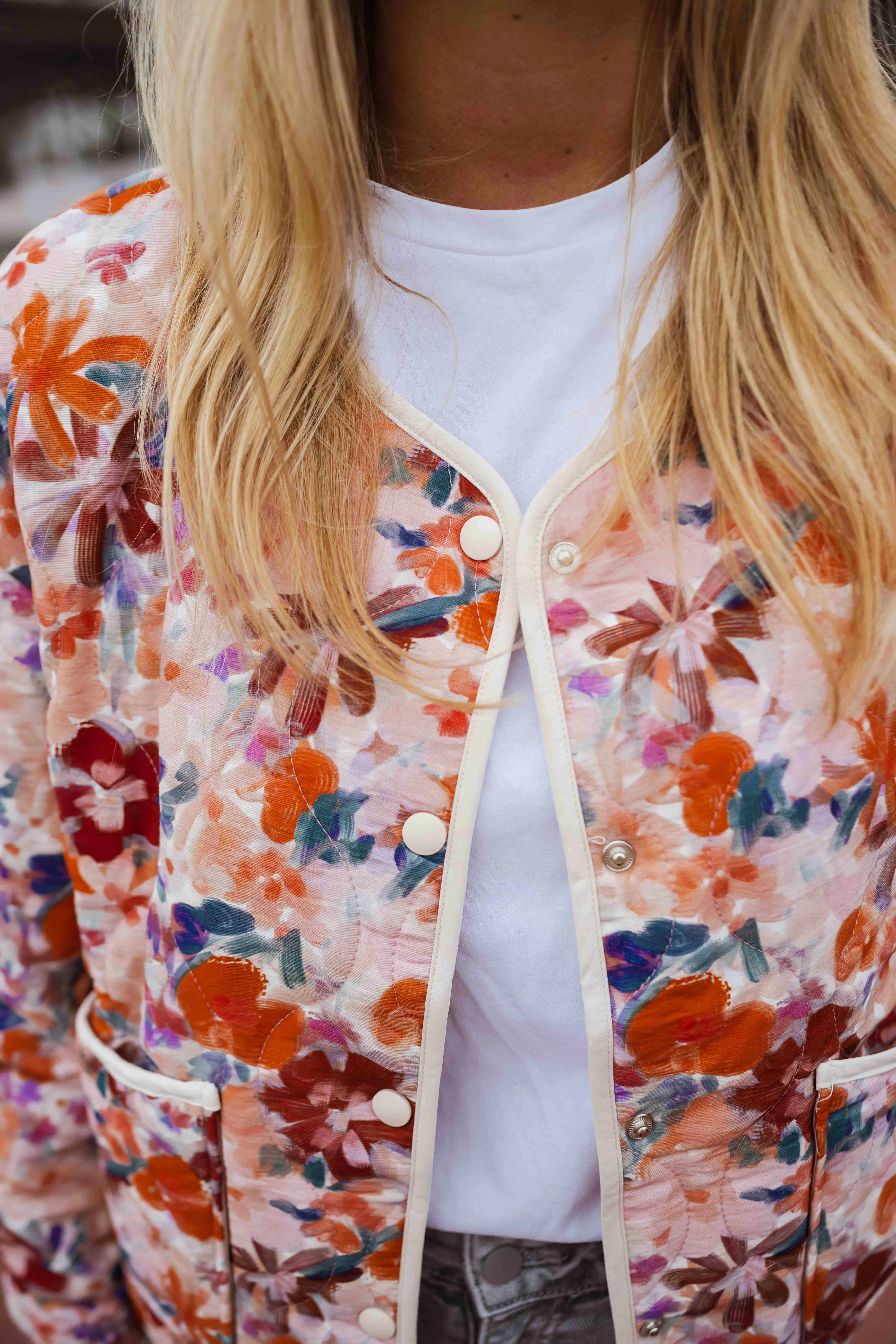 Veste Julie - à fleurs