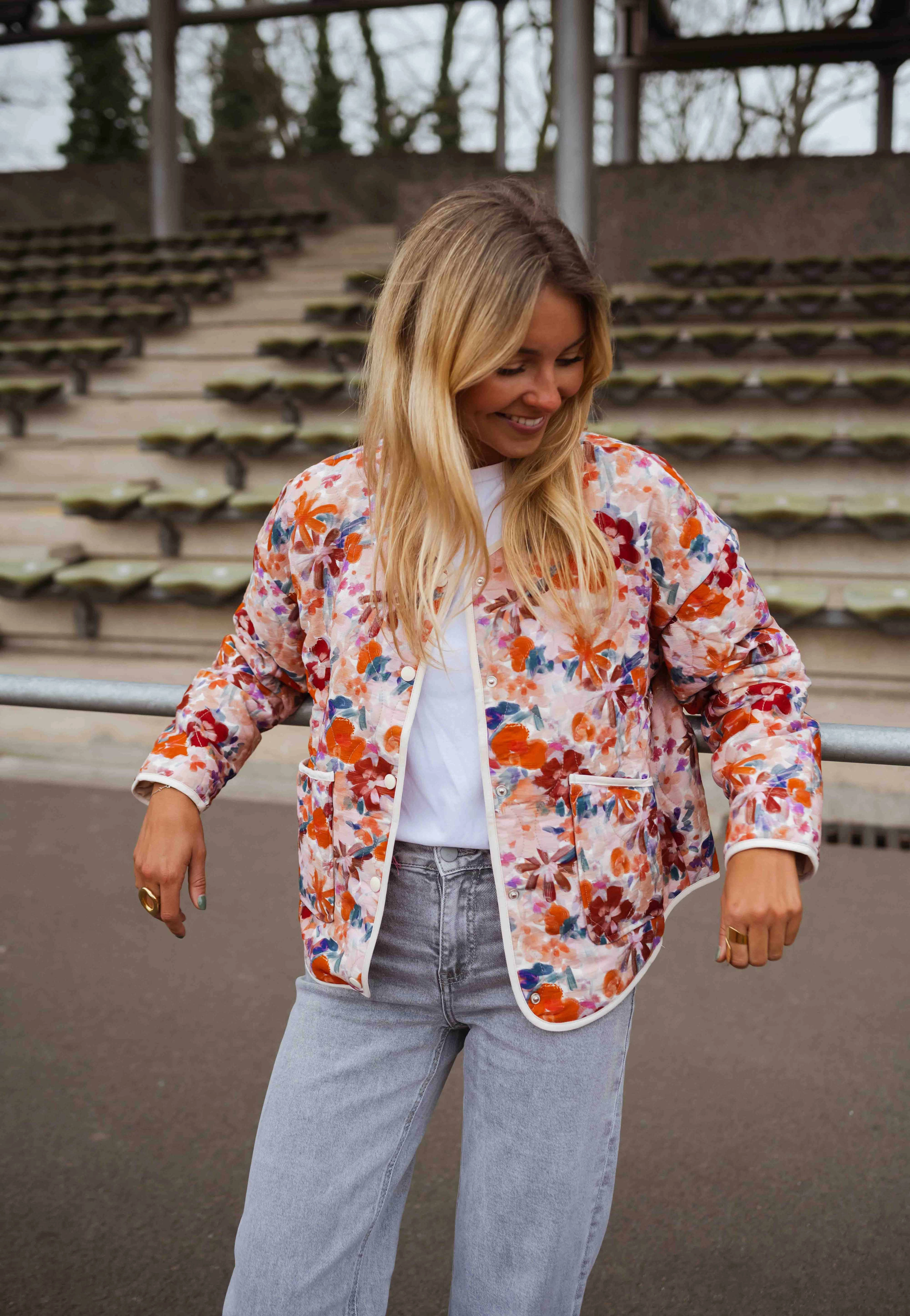 Veste Julie - à fleurs