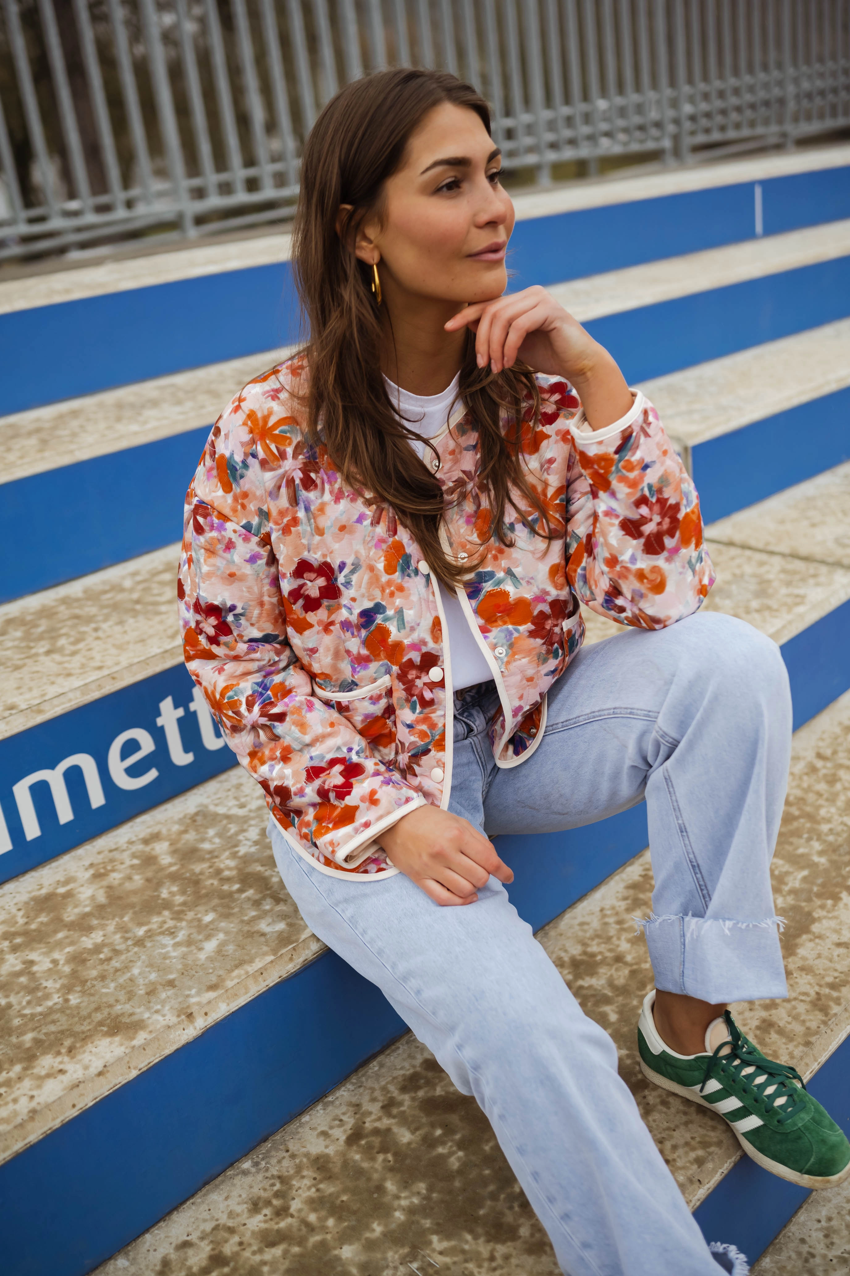 Veste Julie - à fleurs