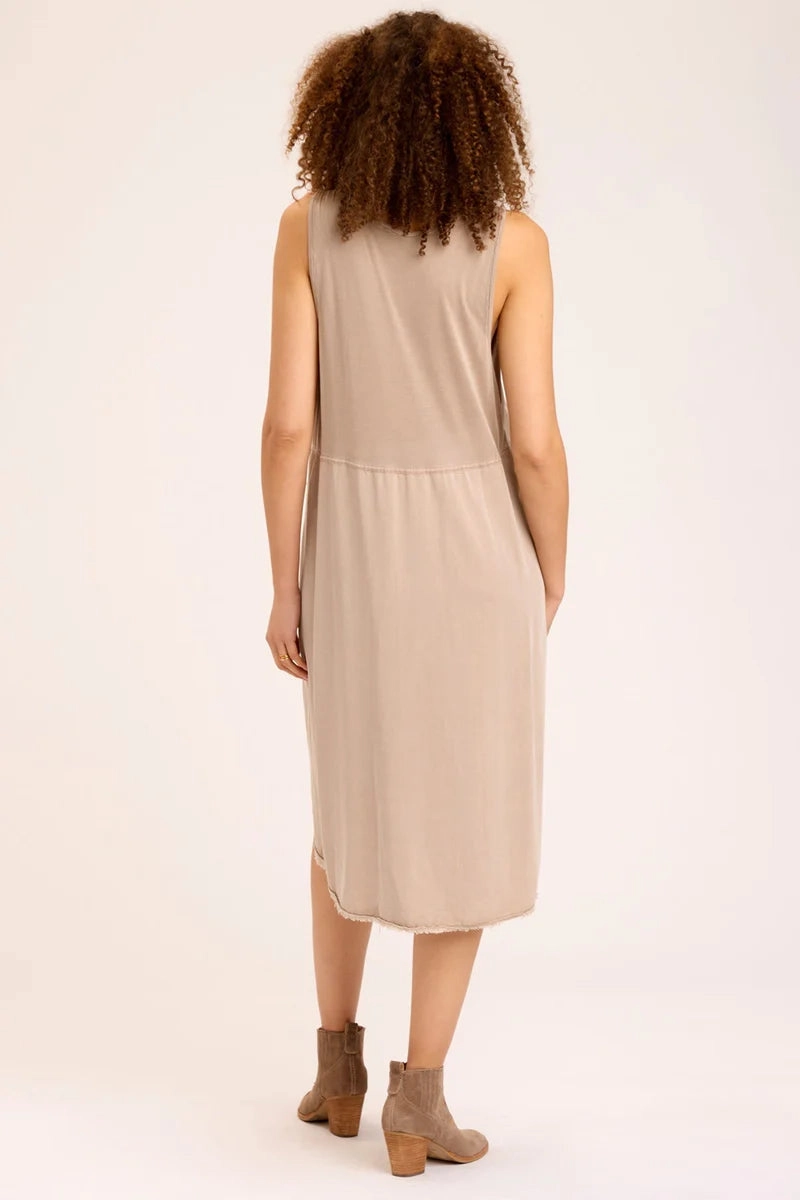 Winesa Tank Dress - Sandalwood Pigment