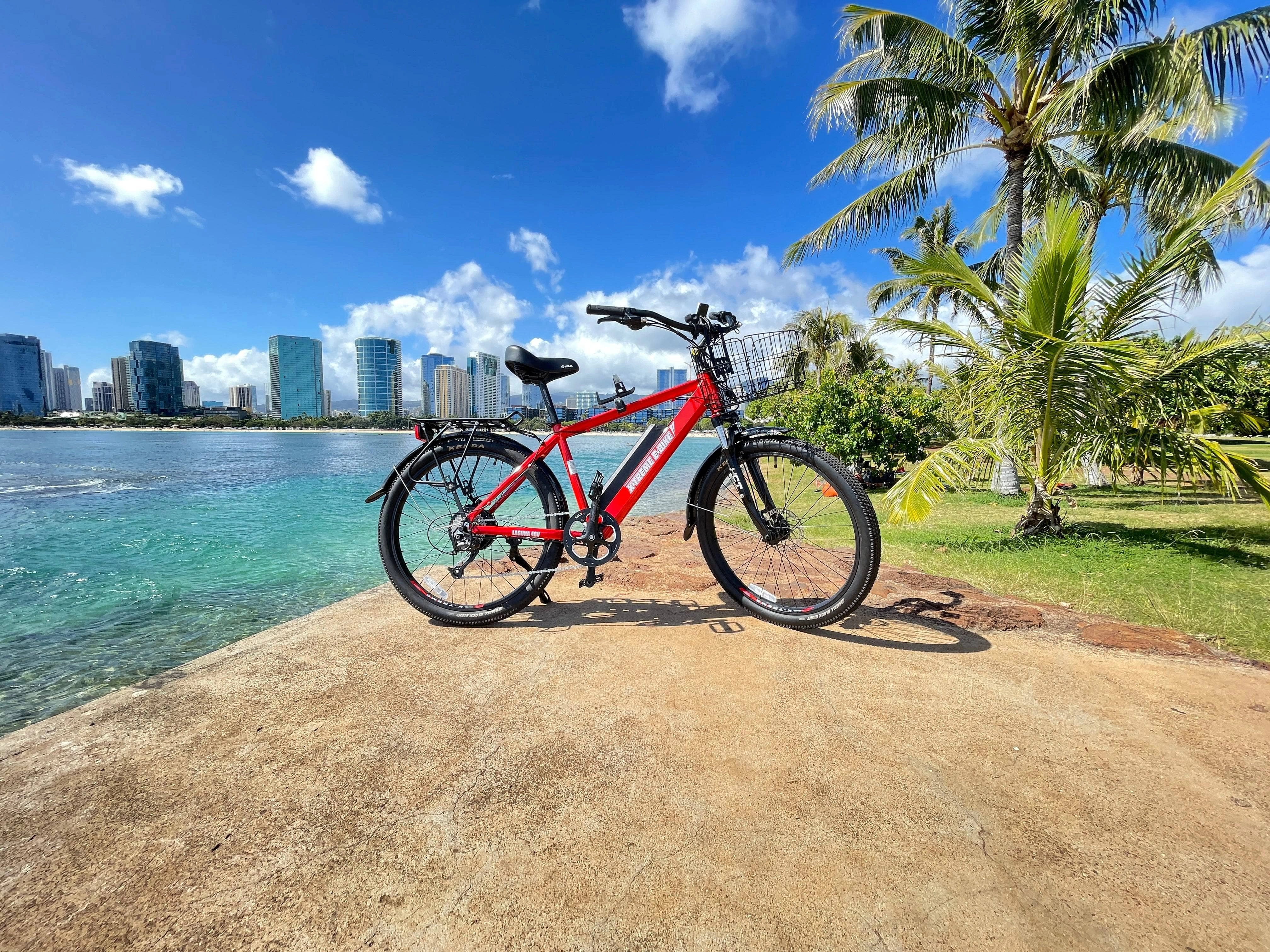 X-Treme Laguna Beach Cruiser Electric Bike [48V 500W]